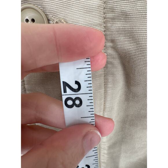 Y2K Vintage American Eagle Jacket Mens Large Beige Chore Barn Field Work Button - Picture 6 of 7